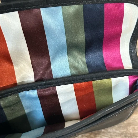 NWT Coach Legacy Vanchetta Black Leather Brass Hardware Wristlet   Y2K - Picture 4 of 9